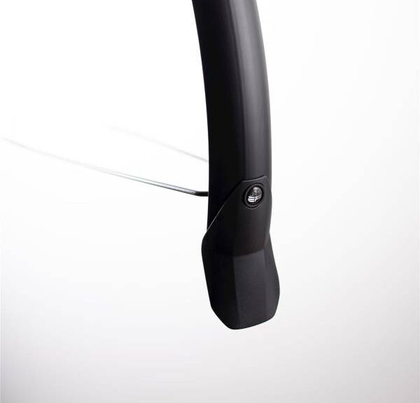 Achterspatbord 28" Eurofender Lampo 58mm breed - mat zwart