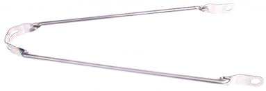 Spatbordstang 28 inch - zilver
