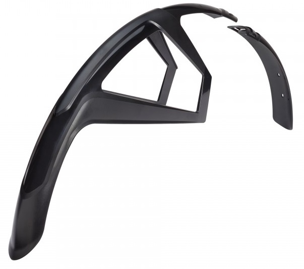 Spatbordset 28" Polisport G-Mud 50mm - zwart - Afbeelding 4
