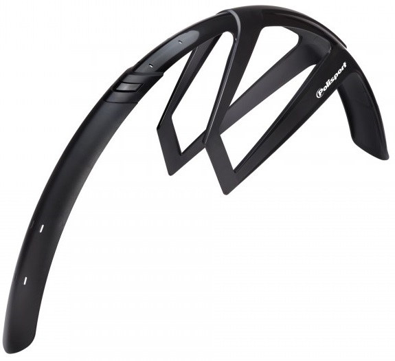 Spatbordset 28" Polisport G-Mud 50mm - zwart - Afbeelding 5