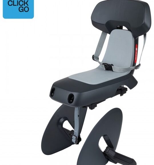 Kinderzitje achter Polisport Guppy Junior MIK HD - donkergrijs/lichtgrijs