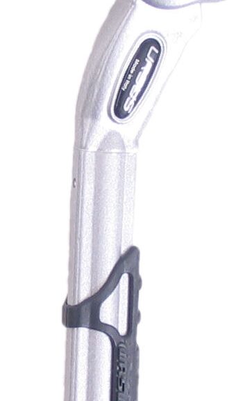 Zijstandaard verstelbaar 24-29" Ursus King met 20mm Gazelle adapter - zilver