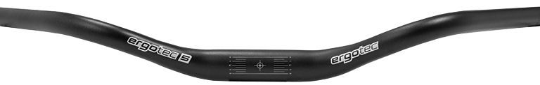 Stuur Ergotec Stuttgarter ø31,8mm x 610mm - zwart