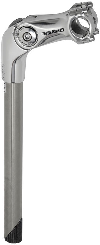 Stuurpen Ergotec Octopus 2 verstelbaar ø25,4 / 300x90 / 25,4 mm - zilver