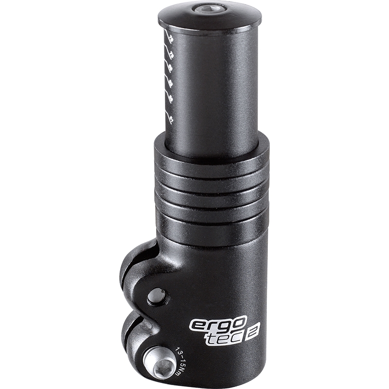 Stuurpen verlenger Ergotec Ahead 3 - 1-1/8" AL6061 T6 - zwart
