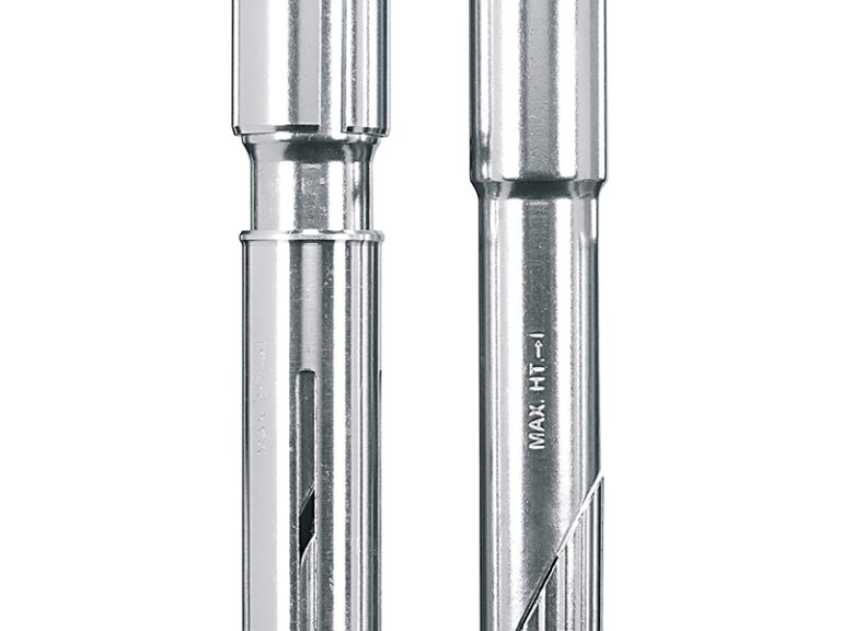 Stuurpen ahead adapter Ergotec Quill voor 1" + 1 1/8" vorken met draad - zilver