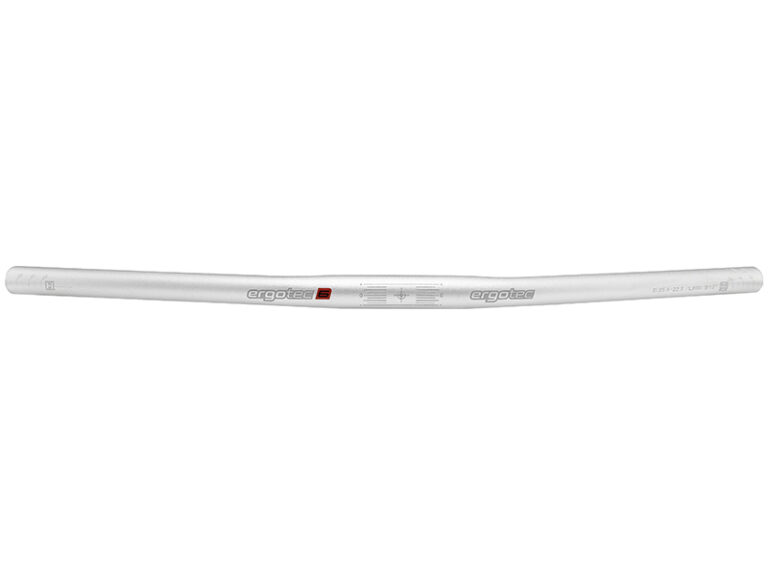 Stuur Ergotec Flat Bar 25,4x600 mm - zilver