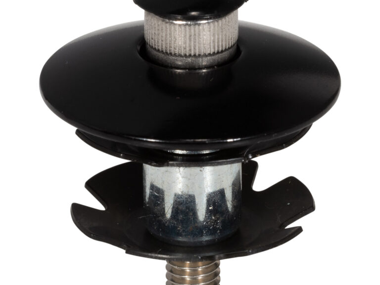 Elvedes balhoofdplug met bolle bovenkant voor 1 1/8" metalen vorkbuis