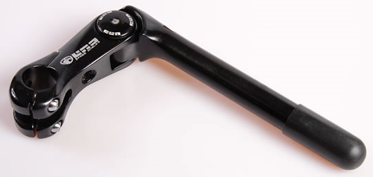 Stuurpen Kalloy verstelbaar 25,4 / 90x180 / 25,4 mm - zwart