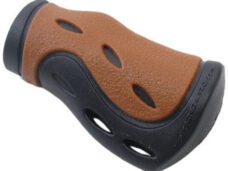 Handvat Ergonomisch-Gel  Kort-model  Zwart/Bruin  (per stuk)