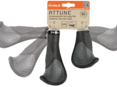 Handvatset Velo Comfort 3D--Gel  135/92mm Zwart/Grijs