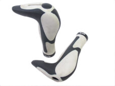 Handvatset X-act safety grip zwart/ wit 147mm