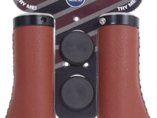 Handvatset Edge Leer  incl Lockring - camel brown- 135/135mm  (winkelverpakking)