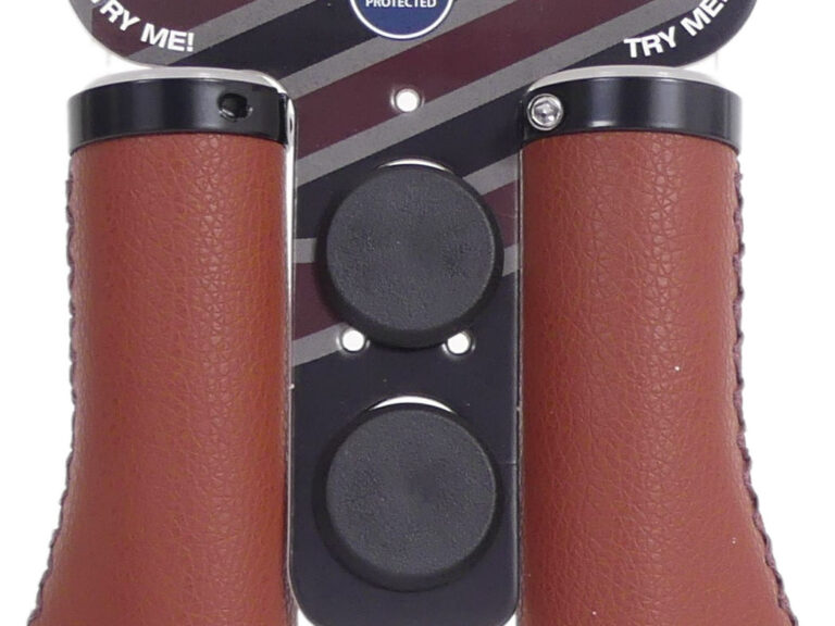 Handvatset Edge Leer  incl Lockring - camel brown- 135/135mm  (winkelverpakking)