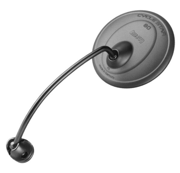 Fietsspiegel BUSCH & MÜLLER 901 ø80 mm - met 13 cm lange stang