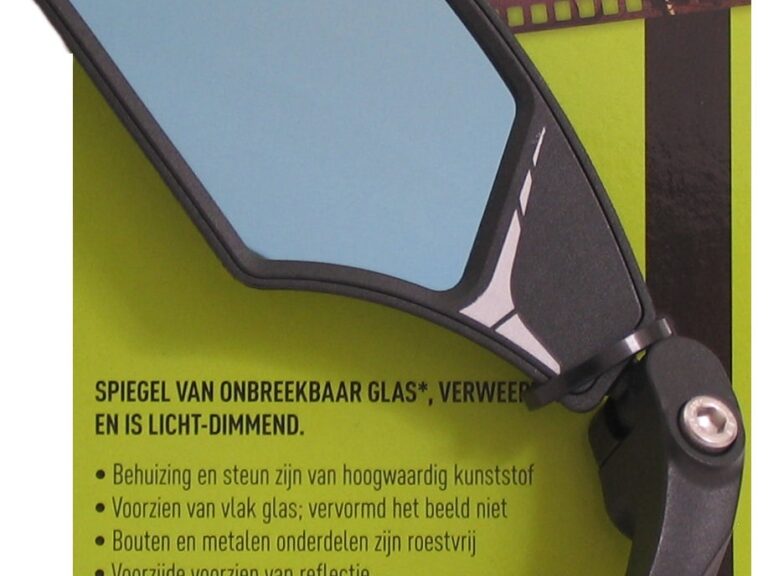 Spiegel links Mirage met licht dimmend glas - multi-verstelbaar voor speed-pedelec (op kaart)