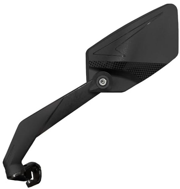 Spiegel links Edge E-bike Luxe met klem - extra groot en licht dimmend glas - Afbeelding 2