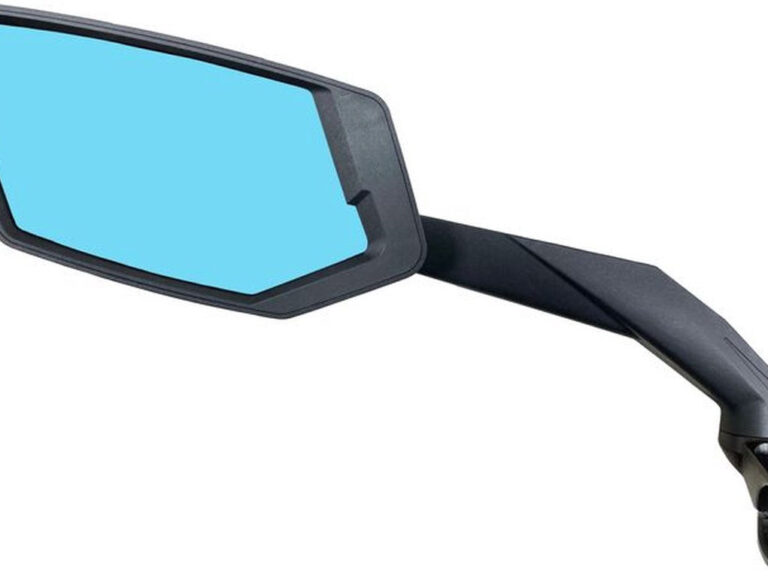 Spiegel links Edge E-bike Luxe met klem - extra groot en licht dimmend glas