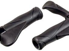 Handvatpaar Ergotec MF2 small kraton / aluminium 130+130 mm - zwart