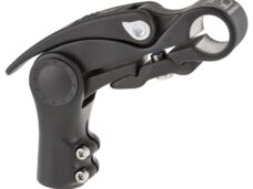Promax justerbar styrstam med spak 31,8 / 110 / 28,6 mm - mattsvart