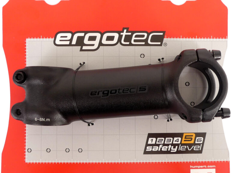 Stuurpen Ergotec Shark ahead ø28,6 / 110 / 31,8 mm - zwart