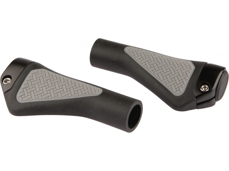 Handvatpaar Mirage Grips in style #45 - 132/132 mm met lockring  - zwart /grijs