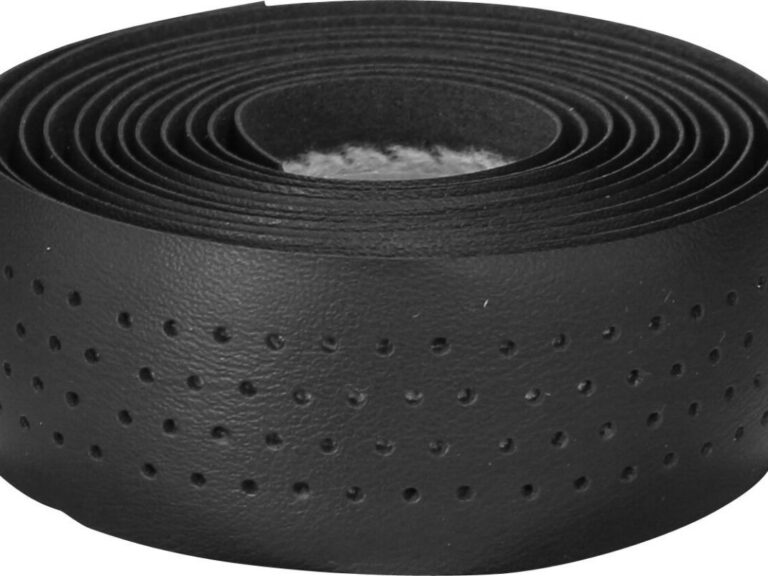 Guidoline stuurlint Velox Performance Line ø2.5x30mm 1.90m geperforeerd - mat zwart