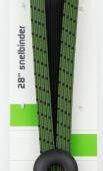 Triobinder Widek Eye 24/12mm met zwarte stalen platen - olijfgroen/zwart