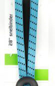 Triobinder Widek Eye 12/12mm met zwarte stalen platen - babyblauw/zwart
