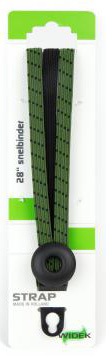 Triobinder Widek Eye 12/12mm met zwarte stalen platen - olijfgroen/zwart