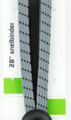 Triobinder Widek Eye 12/12mm met zwarte stalen platen - steengrijs/zwart