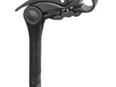 Stuurpen 1" Promax aluminium 0-70° verstelbare hoek met Ø25,4 mm klem - zwart