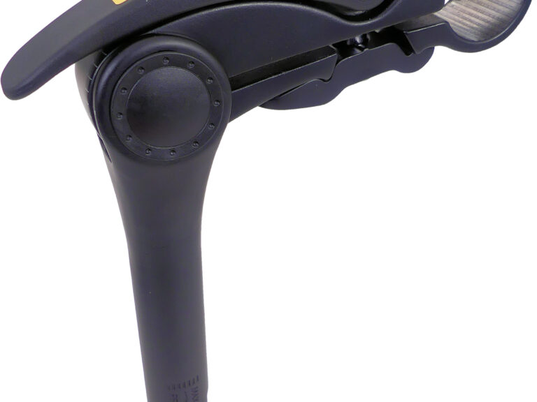 Stuurpen 1" Promax aluminium 0-70° verstelbare hoek met ø31,8 mm klem - zwart