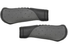 Handvatset Velo Ergogel D2 135/135mm met gelvulling - zwart/grijs