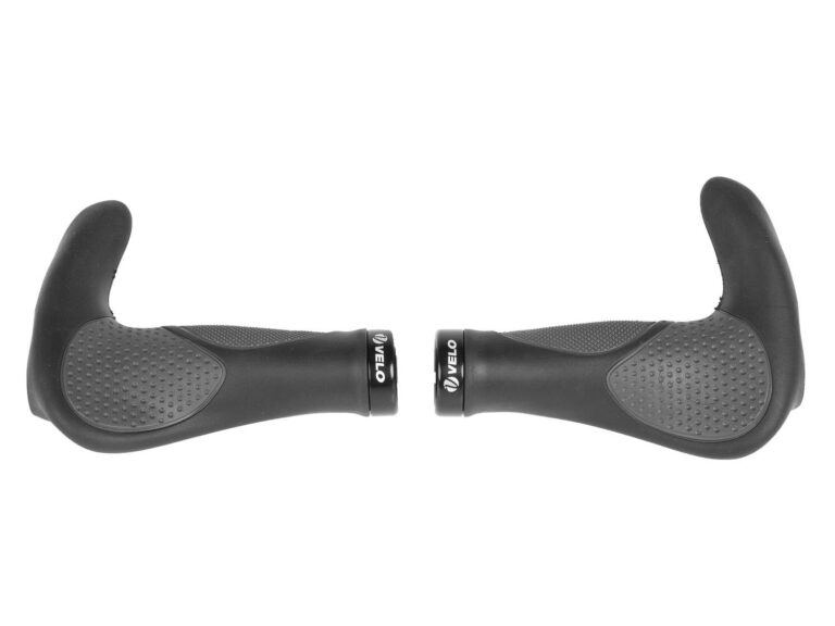 Handvatset M-Wave Ergogel D3 Bar met gelvulling en klem - zwart/grijs