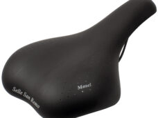 Selle San Remo Mosel bicycle saddle for city/trekking bikes - black (workshop packaging)