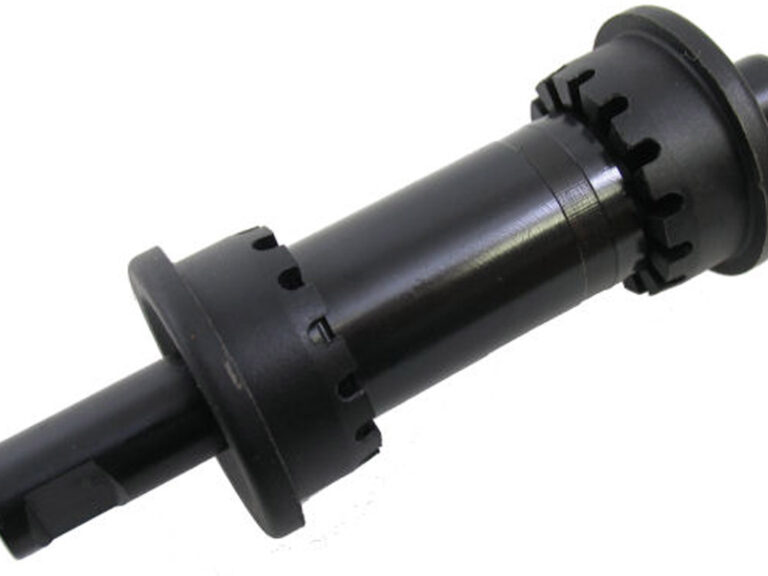 Trapas Sunrace 136mm/ø35mm inslag - met spie - Zwart
