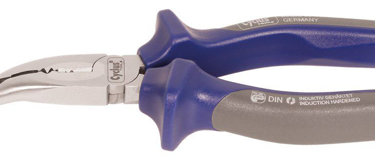 Multifunctionele tang Cyclus 35°met gebogen bek