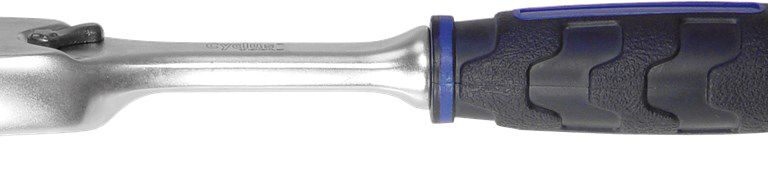 3/8" ratelsleutel Cyclus omkeerbaar L=195mm - met rubber greep