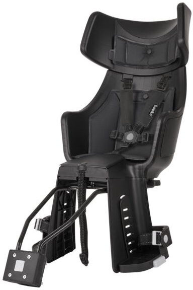Kinderzitje achter Bobike Exclusive Tour Plus - urban black - framebevestiging (FF)