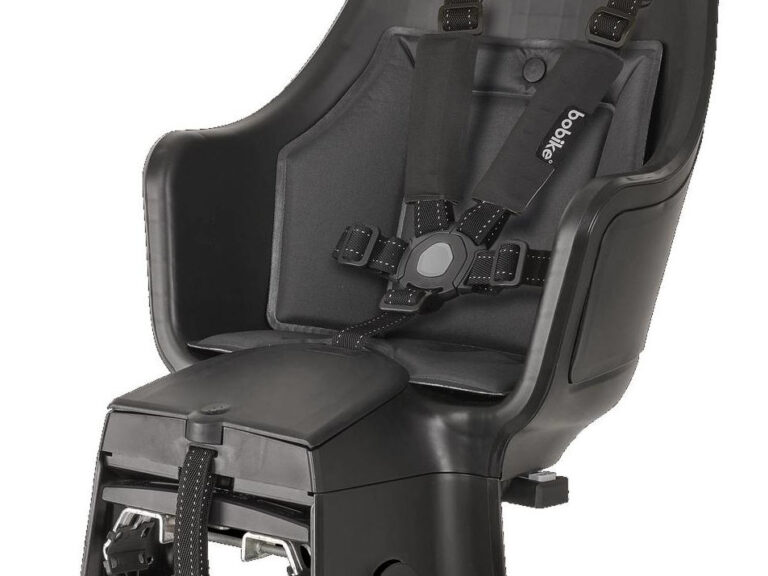 Kinderzitje achter Bobike Exclusive Tour Plus - urban black - dragerbevestiging (CFS)