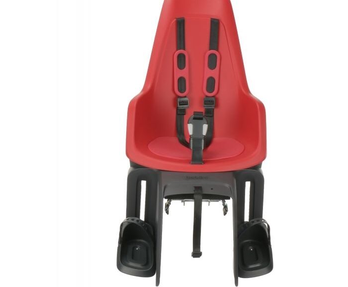 Kinderzitje achter Bobike One Maxi - strawberry red - dragerbevestiging (CFS)