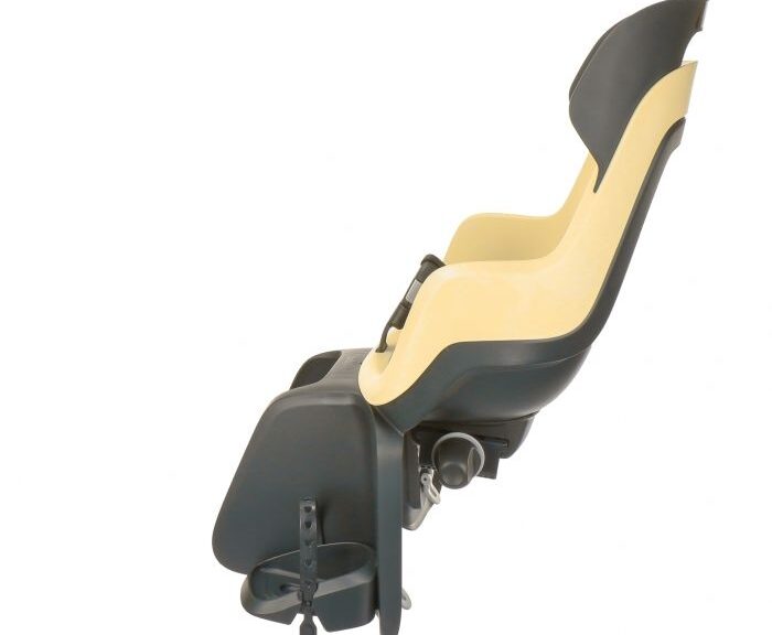 Kinderzitje achter Bobike Maxi Go - lemon sorbet - dragerbevestiging (CFS)