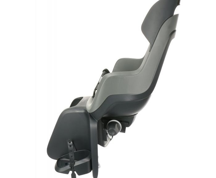 Kinderzitje achter Bobike Maxi Go - macaron grey - dragerbevestiging (CFS)