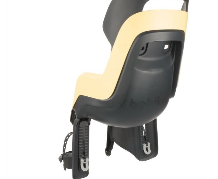 Kinderzitje achter Bobike Maxi Go - lemon sorbet - framebevestiging (FF)