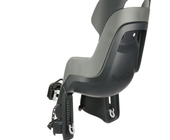 Kinderzitje achter Bobike Maxi Go - macaron grey - framebevestiging (FF)