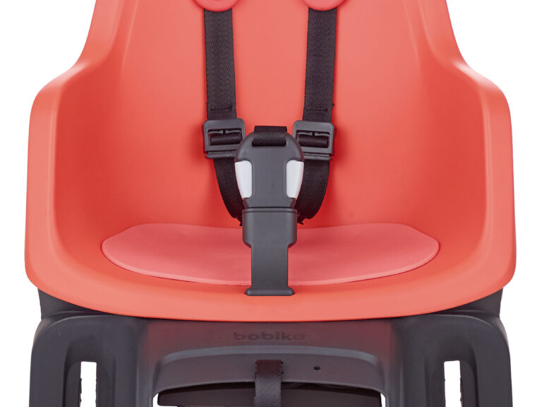 Kinderzitje achter Bobike One Maxi - fierce flamingo - dragerbevestiging  (CFS)