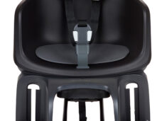 Kinderzitje achter Bobike Go Maxi RS met framebevestiging (FF) en slaapstand - urban black