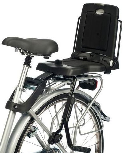 Kinderzitje achter Bobike Classic Junior - urban black