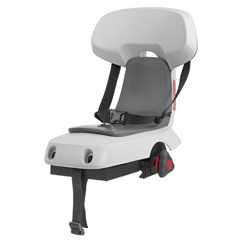 Kinderzitje achter Polisport Guppy Junior - koel grijs / donkergrijs